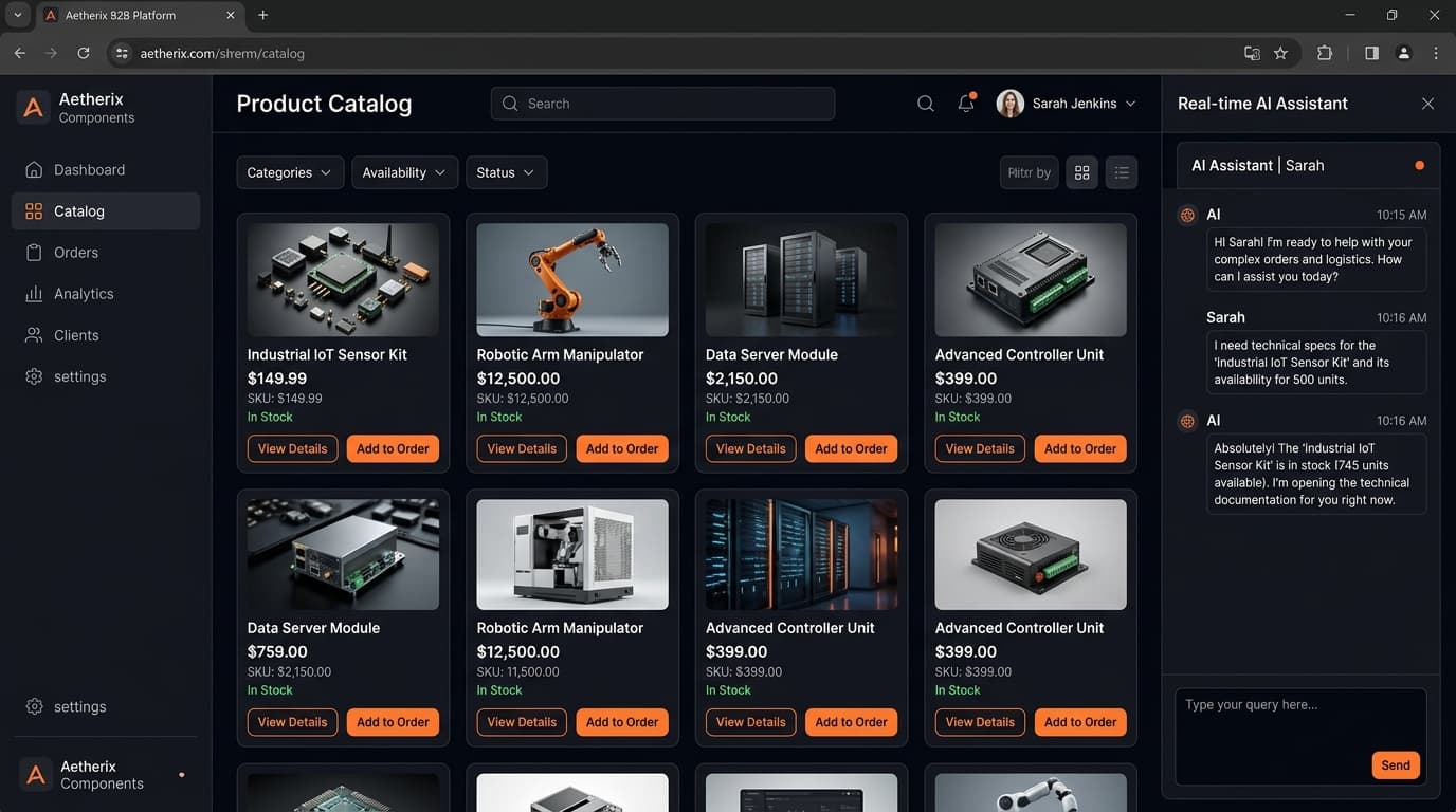 High-Performance B2B E-Commerce