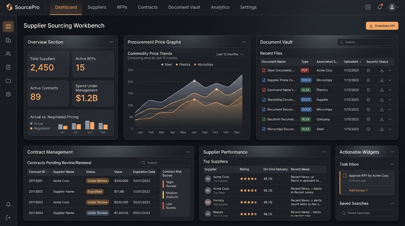 Sourcing & Supplier Collaboration